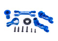 Traxxas 7746-BLUE — Traxxas 7746-BLUE X-Maxx Blue Aluminum Steering Bellcranks