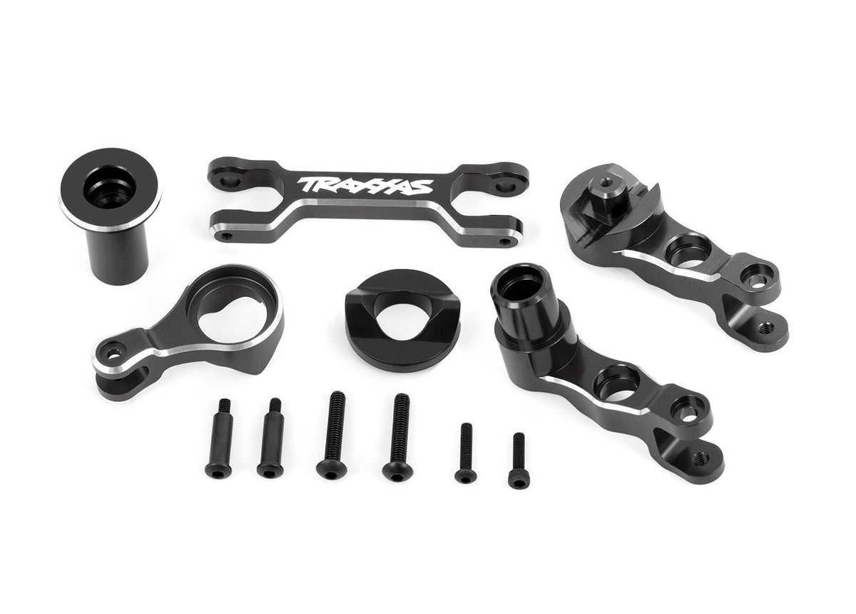 Traxxas 7746-GRAY — Traxxas 7746-GRAY X-Maxx Gray Aluminum Steering Bellcranks