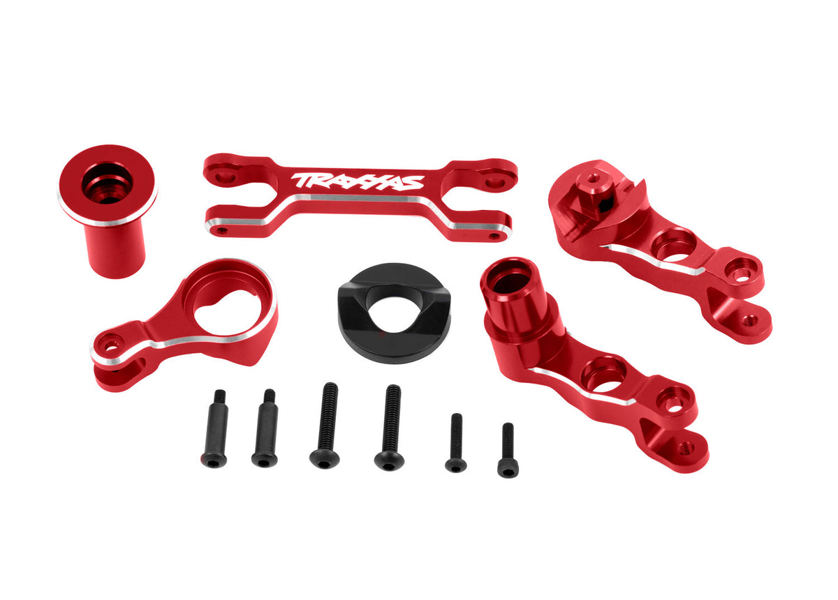 Traxxas 7746-RED — Traxxas 7746-RED X-Maxx Red Aluminum Steering Bellcranks