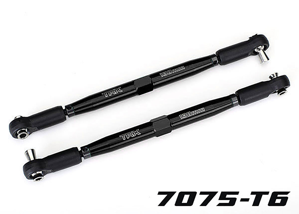 Traxxas 7748-BLK — Traxxas 7748-BLK TUBES 157 mm Black Aluminum Toe Links (2)