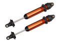 Traxxas 7761T — Traxxas 7761T Orange Aluminum Long GTX Shocks (2)