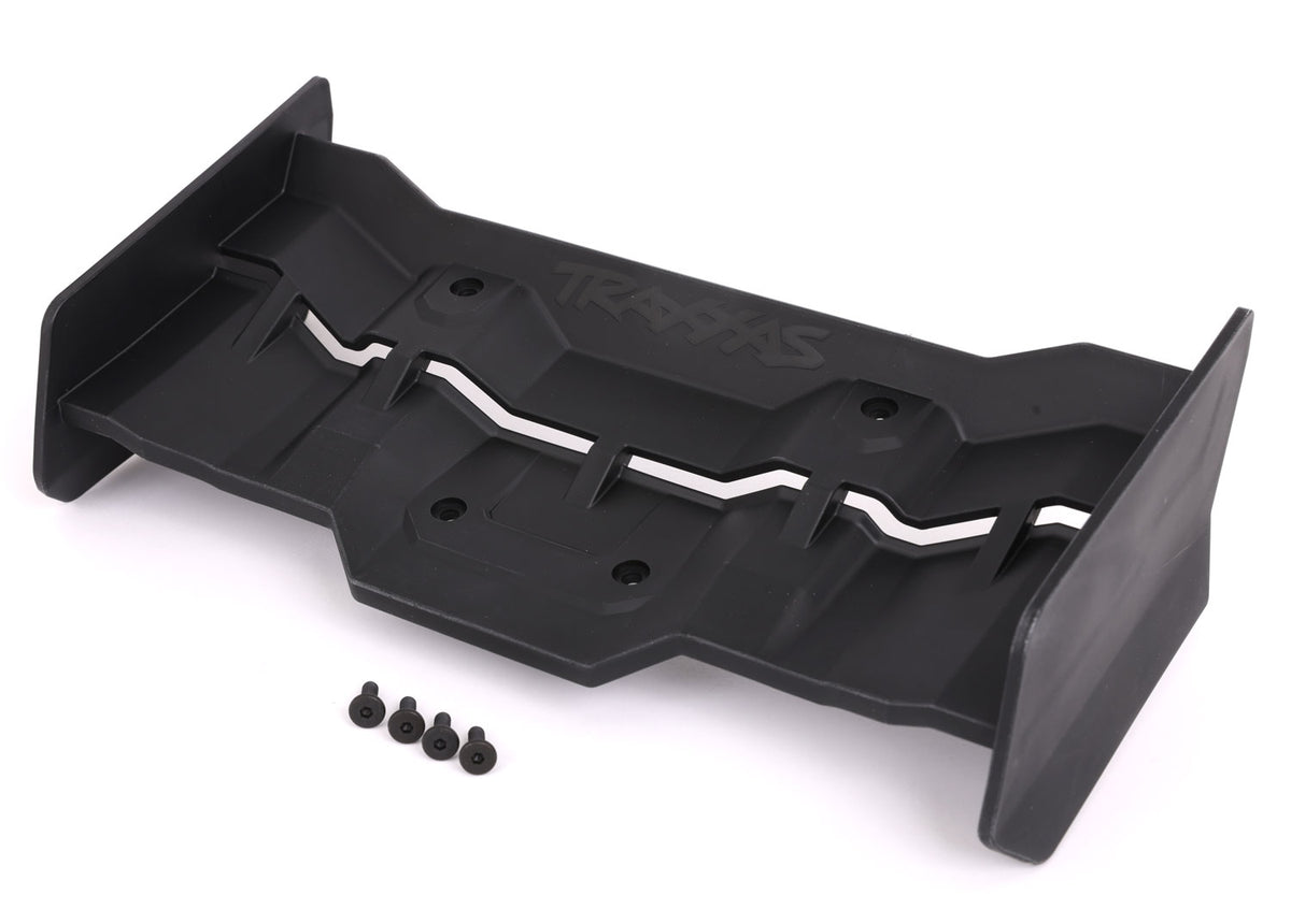 Traxxas 7821 — Traxxas 7821 XRT Black High-Downforce Wing with Hardware