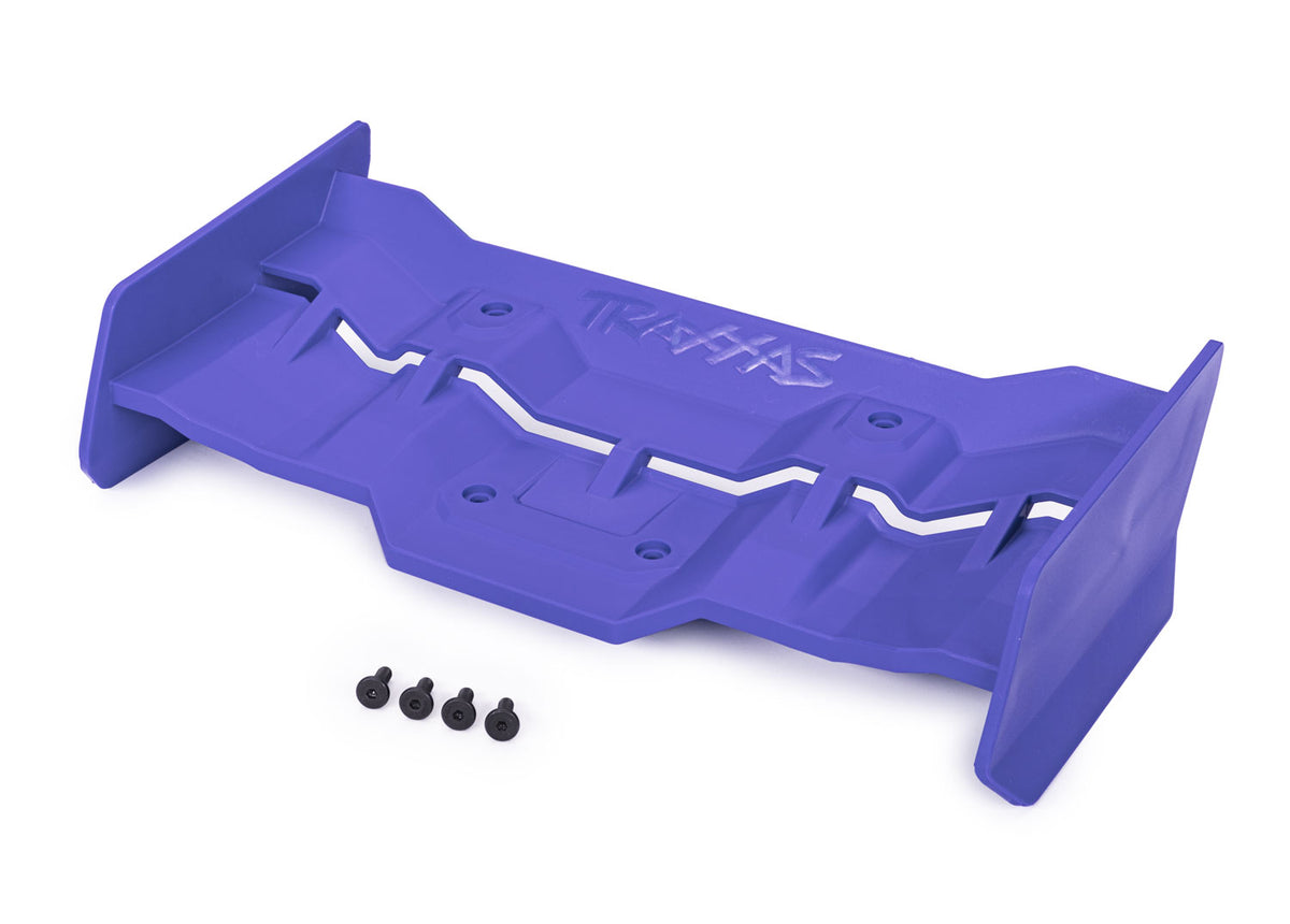 Traxxas 7821X — Traxxas 7821X XRT Blue High-Downforce Wing with Hardware