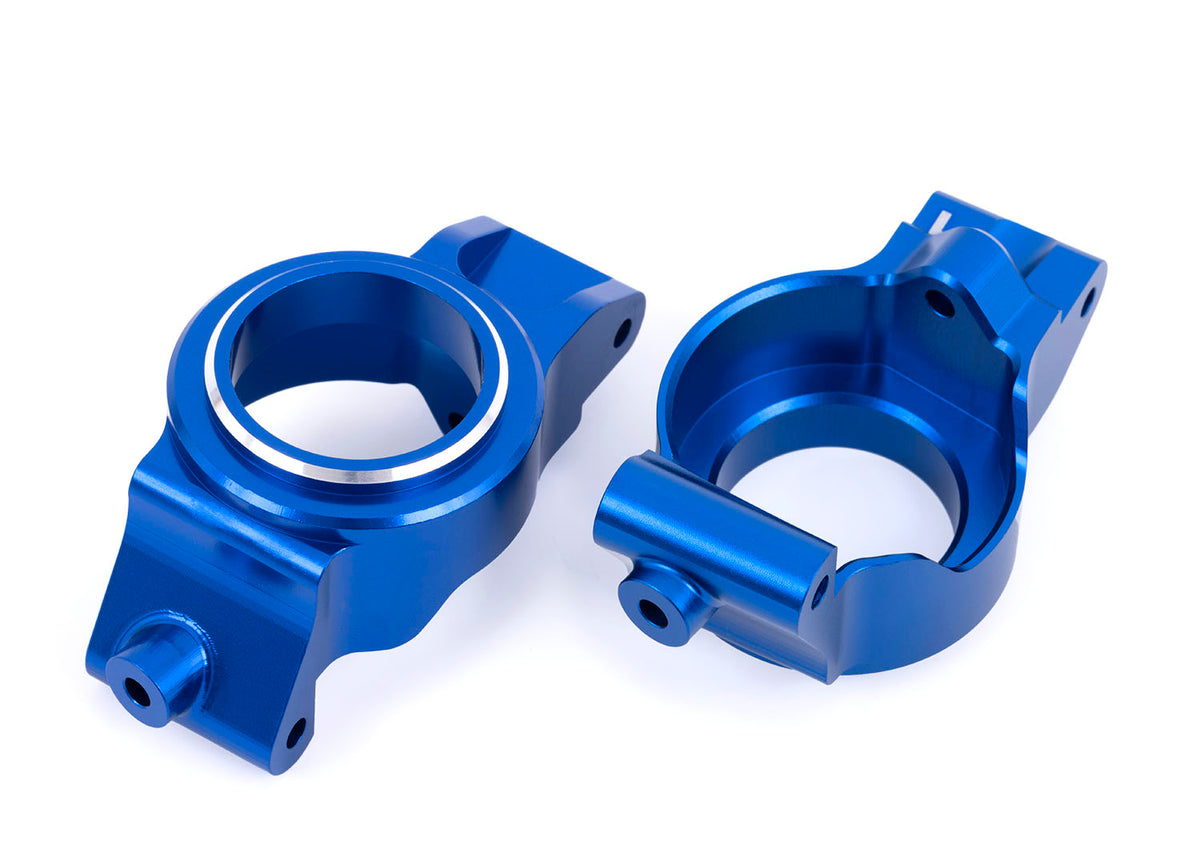 Traxxas 7832-BLUE — Traxxas 7832-BLUE Blue Aluminum Caster Blocks (L&R)