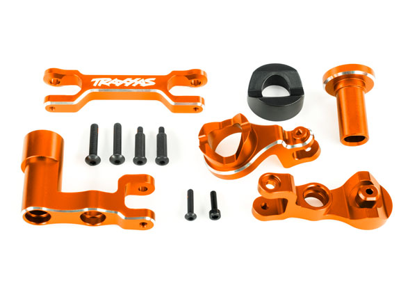 Traxxas 7843-ORNG — Traxxas 7843-ORNG Orange Aluminum Steering Bellcrank Assembly