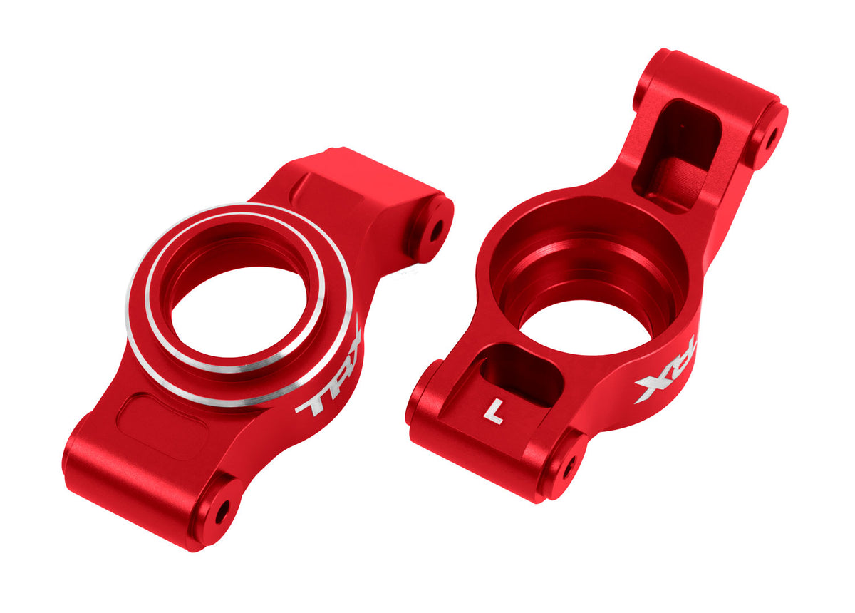 Traxxas 7852-RED — Traxxas 7852-RED Red Aluminum Rear Stub Axle Carriers (L&R)