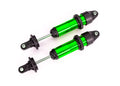 Traxxas 7861G — Traxxas 7861G Green Aluminum Medium GTX Shocks (2)
