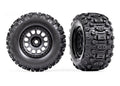 Traxxas 7876 — Traxxas 7876 XRT Matte Black Wheels w/ Sledgehammer Tires (2)
