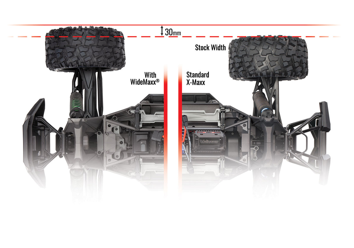 Traxxas 7895R — Traxxas 7895R Red X-Maxx WideMaxx Suspension Kit