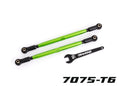 Traxxas 7897G — Traxxas 7897G TUBES 188 mm WideMaxx Green Aluminum Toe Links