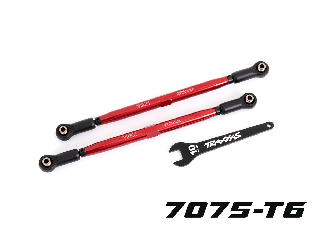 Traxxas 7897R — Traxxas 7897R TUBES 188 mm WideMaxx Red Aluminum Toe Links