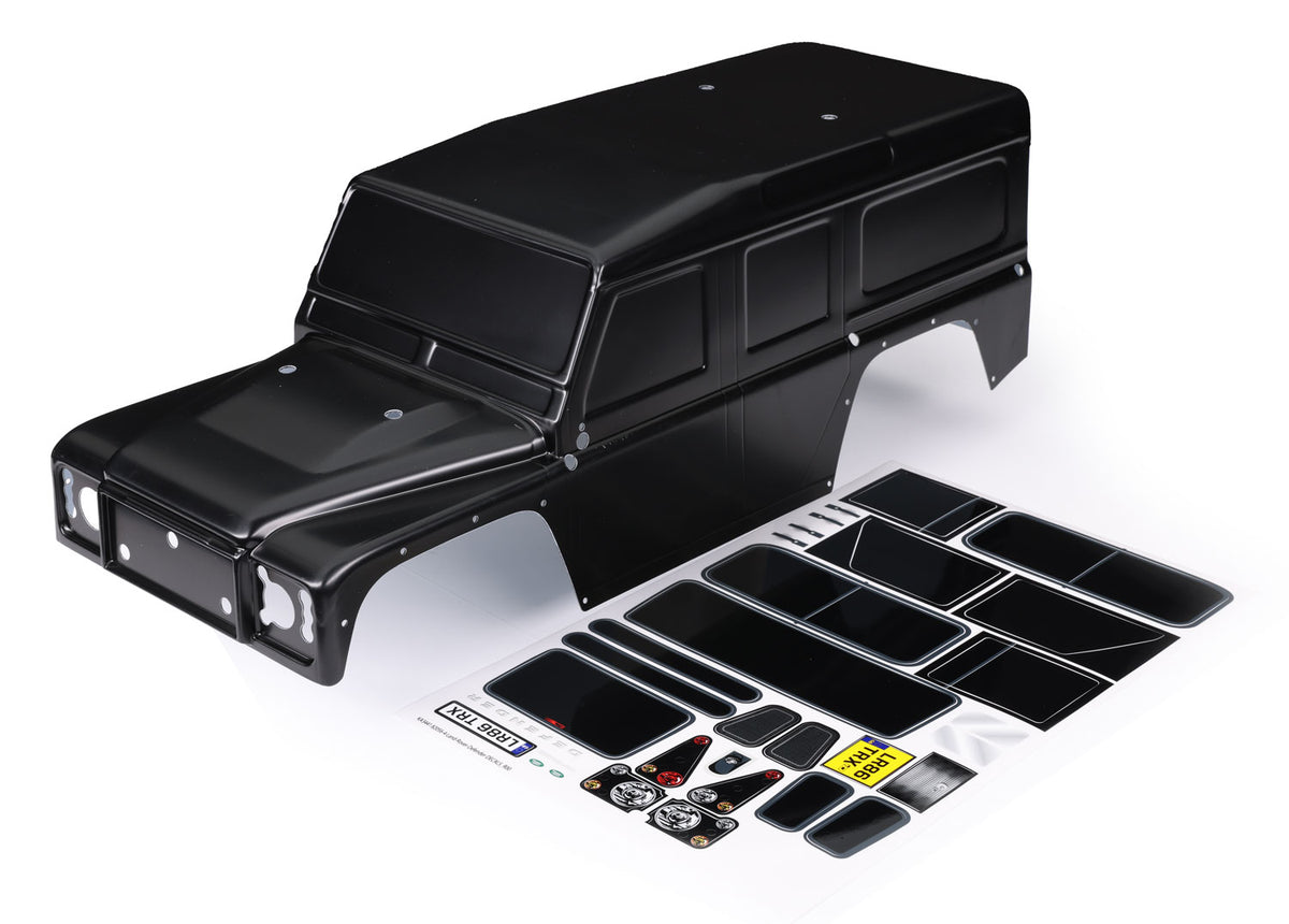 Traxxas 8011-BLK — Traxxas 8011-BLK TRX-4 Land Rover Defender Black Body