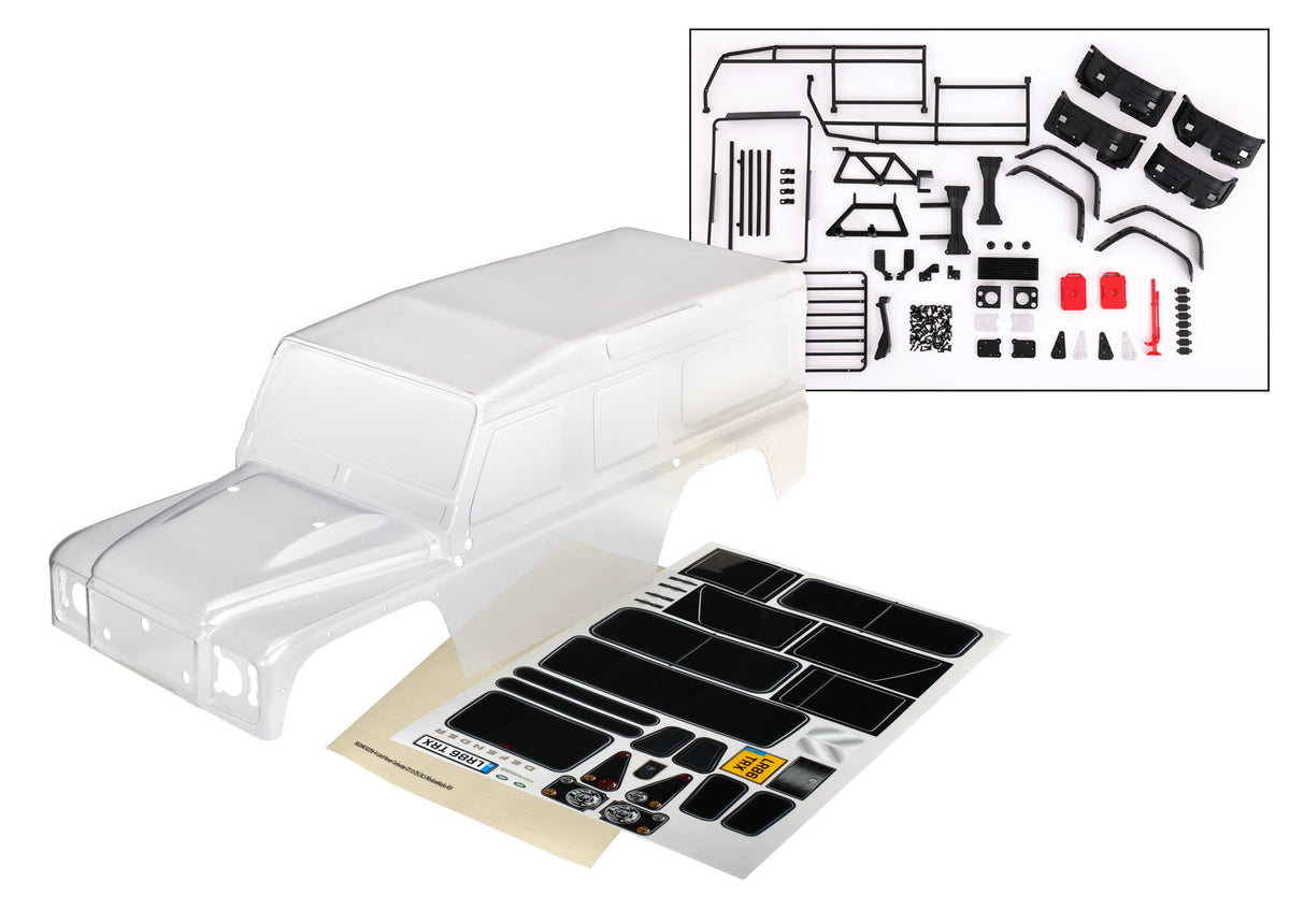 Traxxas 8011P — Traxxas 8011P TRX-4 Land Rover Defender Clear Body