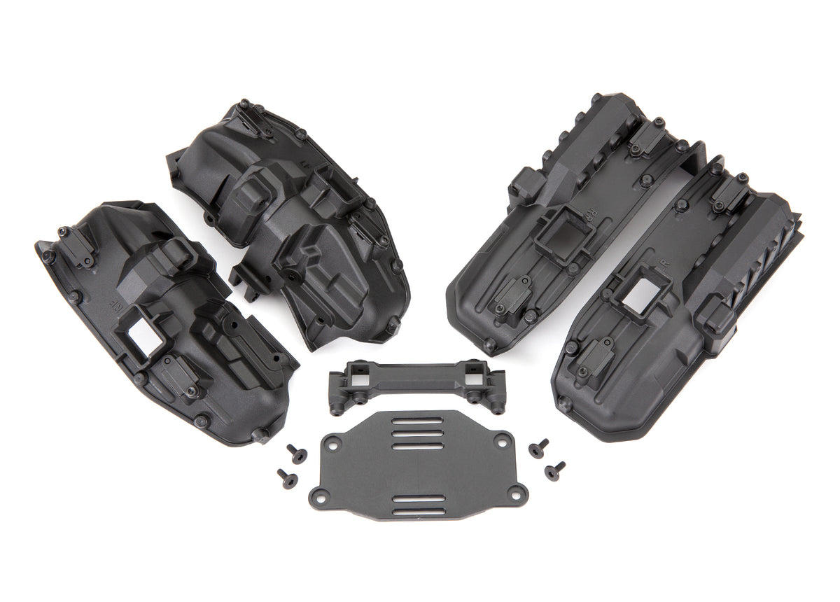 Traxxas 8080X — Traxxas 8080X TRX-4 Narrow Inner Fenders w/ Rock Light Covers (F&R)