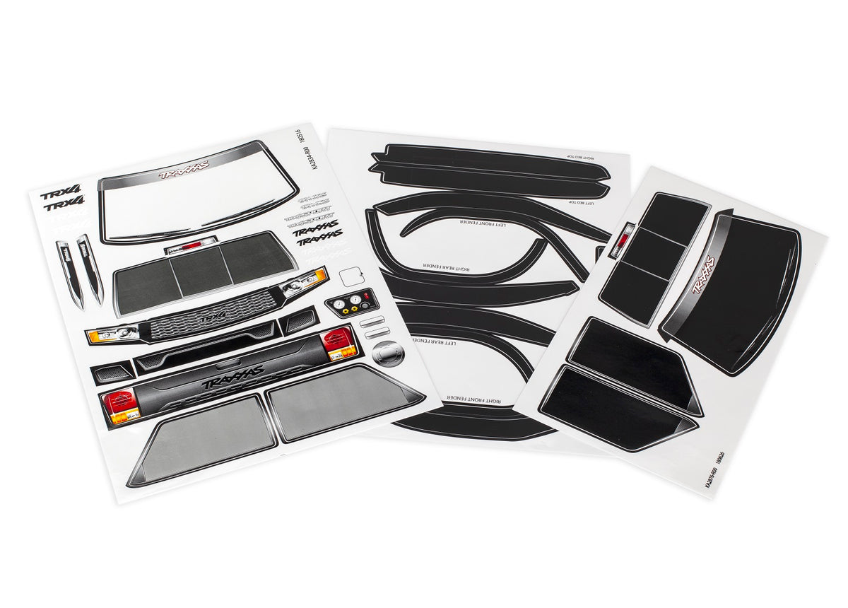 Traxxas 8113 — Traxxas 8113 TRX-4 Sport Decal Sheet