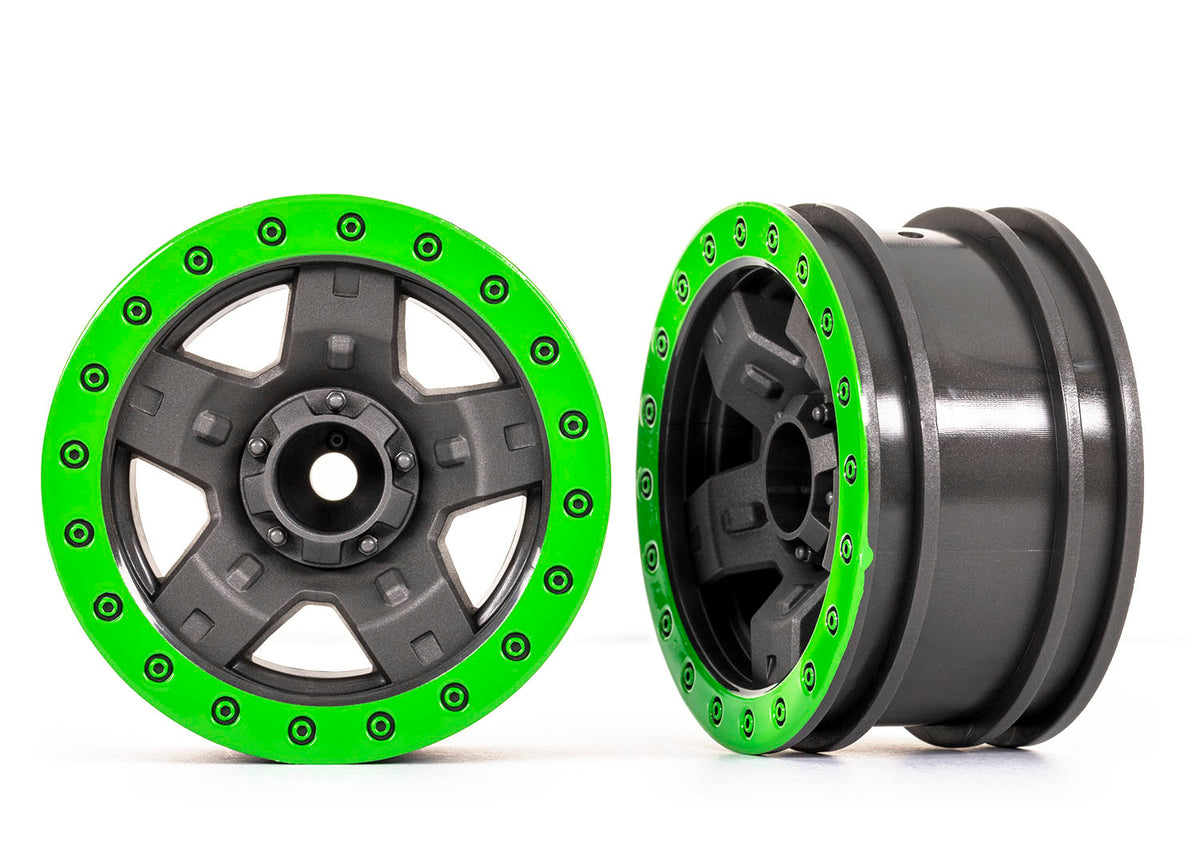Traxxas 8180-GRN — Traxxas 8180-GRN 2.2" Green TRX-4 Sport Wheels (2)