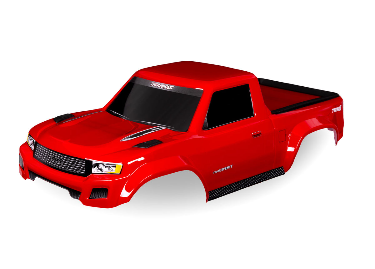 Traxxas 8187-RED — Traxxas 8187-RED TRX-4 Sport Red Clipless Body