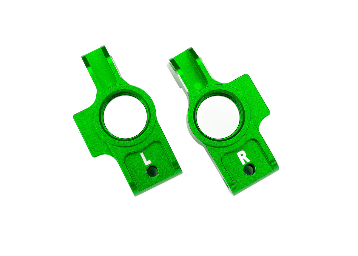 Traxxas 8352X-GRN — Traxxas 8352X-GRN 4-Tec Green Aluminum Stub Axle Carriers (L&R)