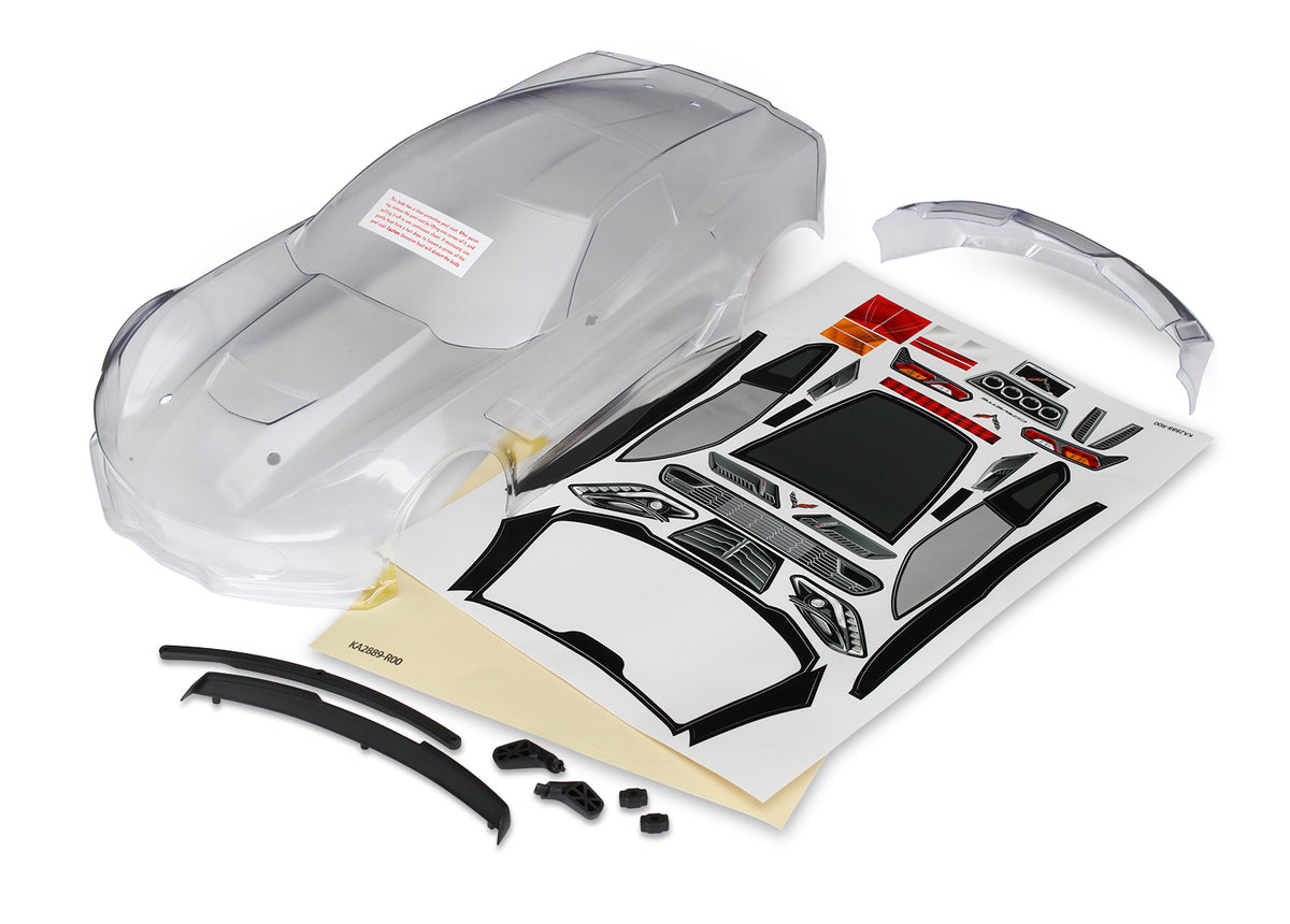 Traxxas 8386 — Traxxas 8386 4-Tec 2.0 Chevrolet Corvette Z06 Clear Body