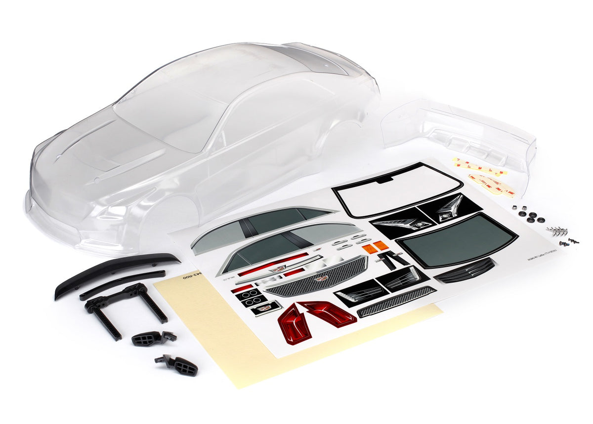 Traxxas 8391 — Traxxas 8391 4-Tec 2.0 Cadillac CTS-V Clear Body