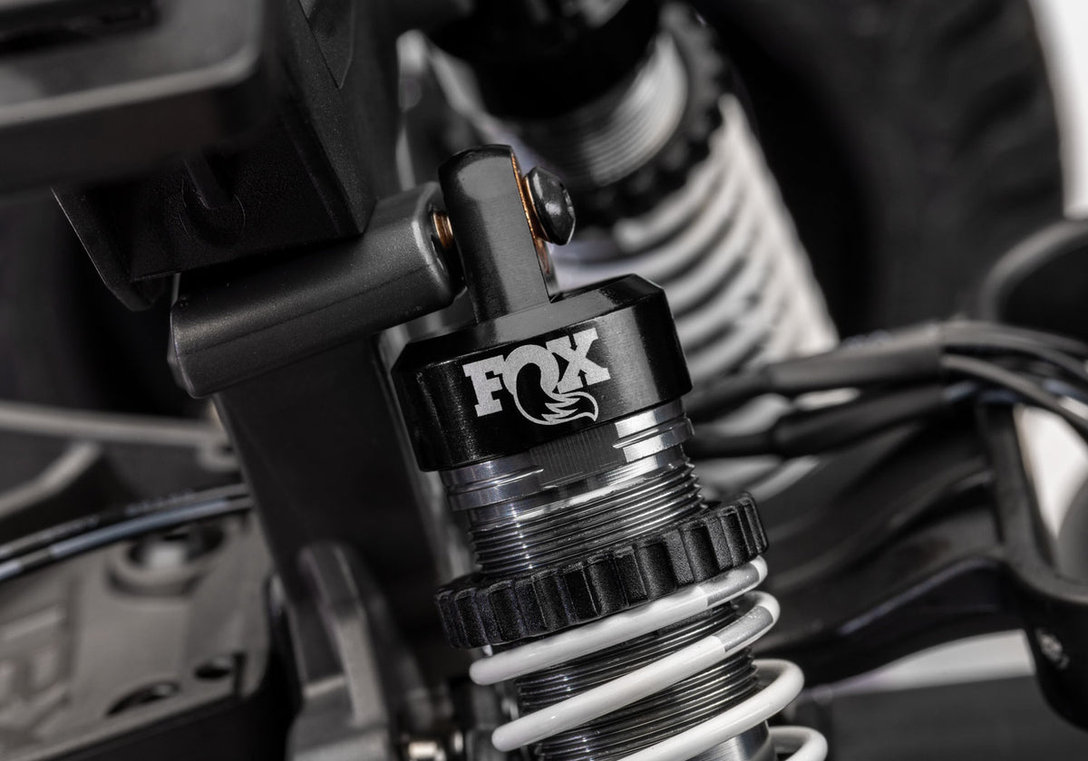 Traxxas 8456 — Traxxas 8456 Fox Black Aluminum GTR Shock Caps (4)