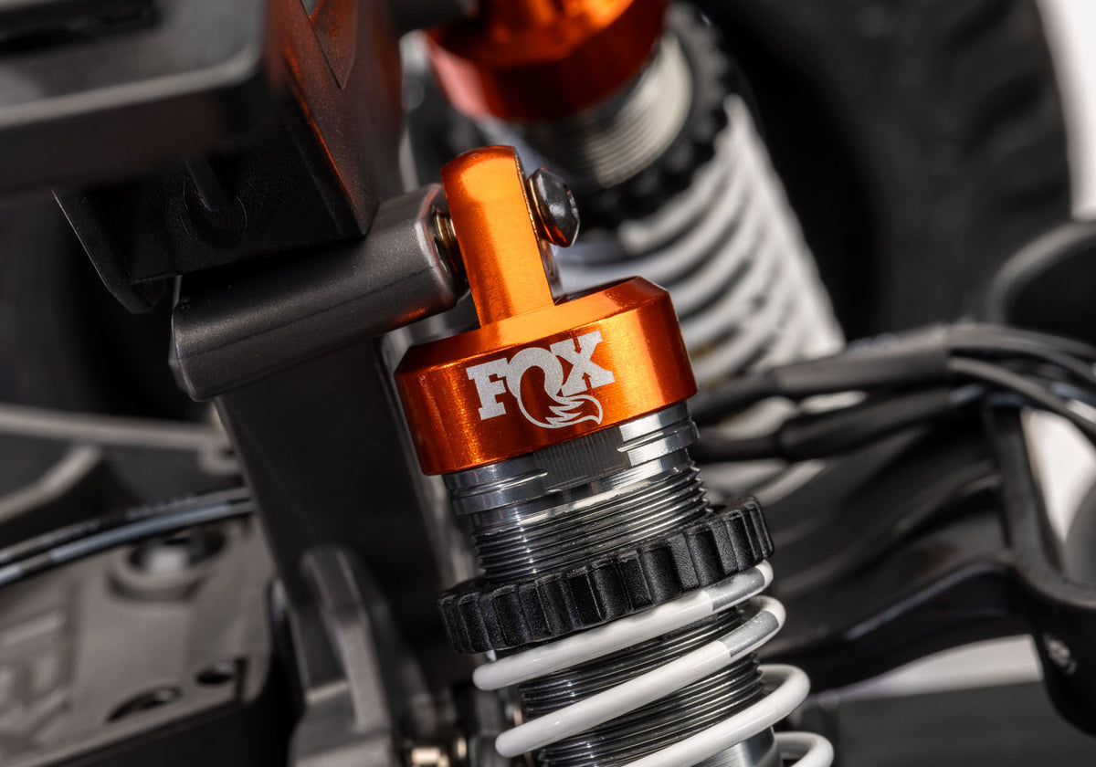 Traxxas 8465 — Traxxas 8465 Fox Orange Aluminum GTR Shock Caps (4)