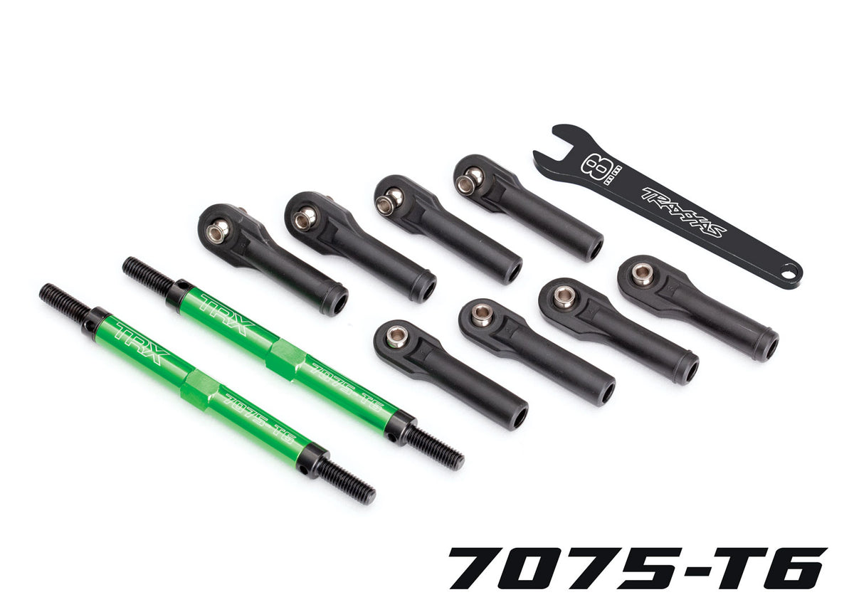 Traxxas 8638G — Traxxas 8638G TUBES 144 mm Green Aluminum Toe Links (2)