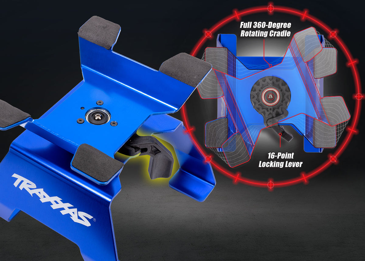 Traxxas 8796-BLUE — Traxxas 8796-BLUE Small Aluminum RC Stand