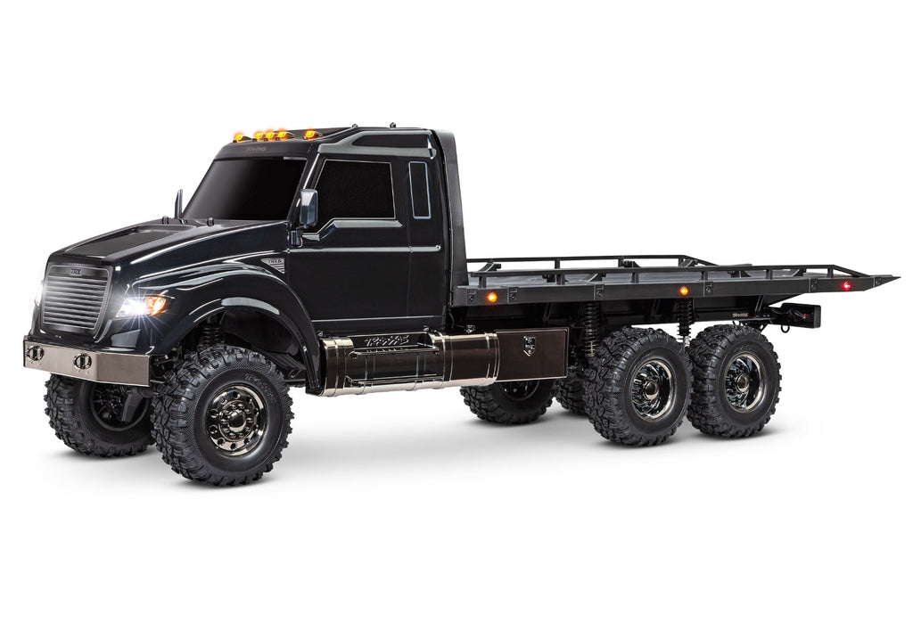 Traxxas 88086-84-BLK — Traxxas 88086-84-BLK TRX-6 Flatbed Hauler w/Winch