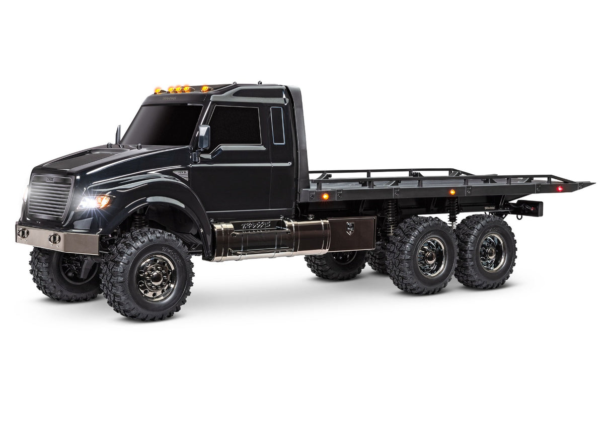 Traxxas 88086-84-BLK — Traxxas 88086-84-BLK TRX-6 Flatbed Hauler w/Winch
