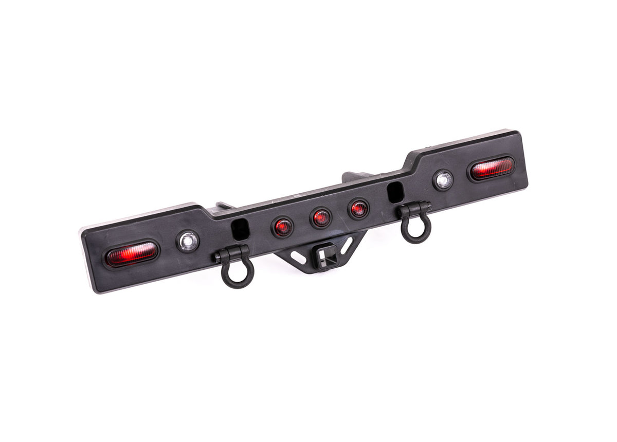 Traxxas 8838X — Traxxas 8838X TRX-6 Black Chrome Rear Bumper with Lenses