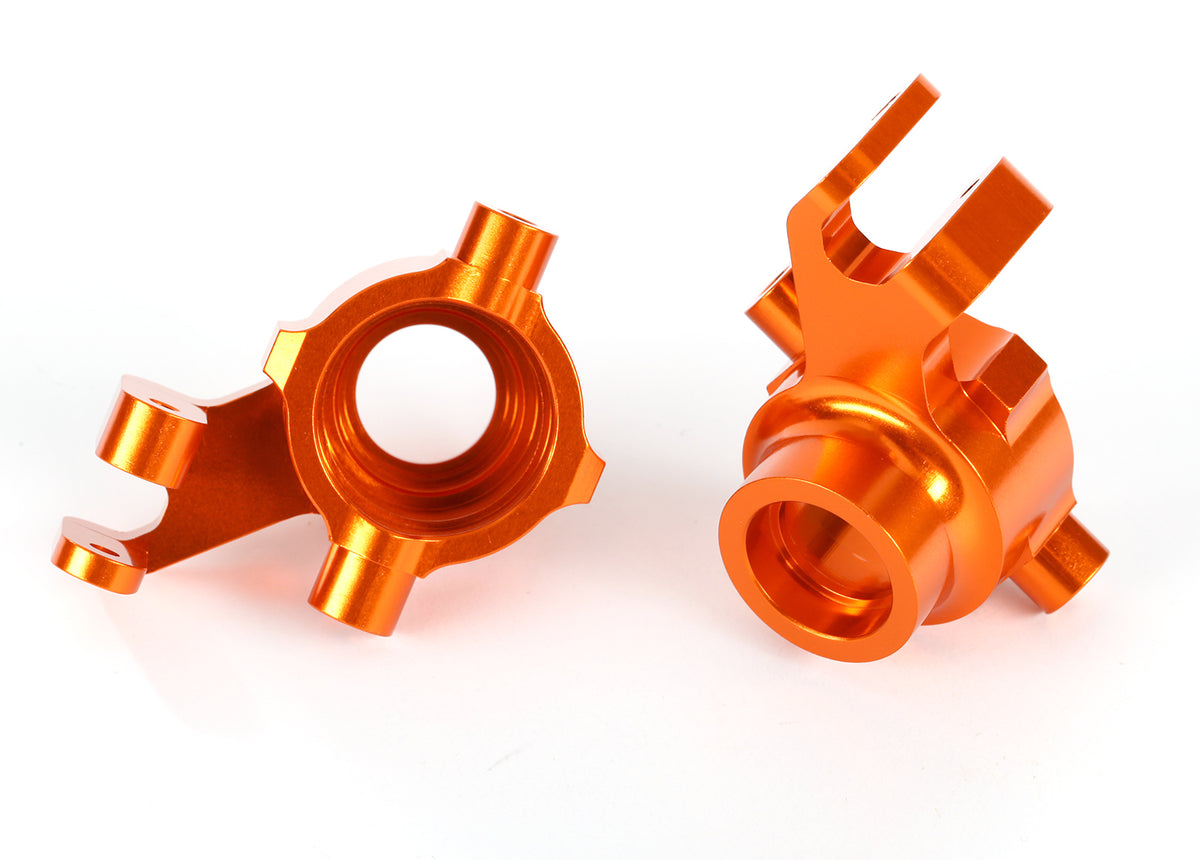 Traxxas 8937A — Traxxas 8937A Orange Aluminum Steering Blocks (L&R)