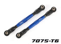Traxxas 8948X — Traxxas 8948X TUBES 88 mm Blue Aluminum Toe Links (2)
