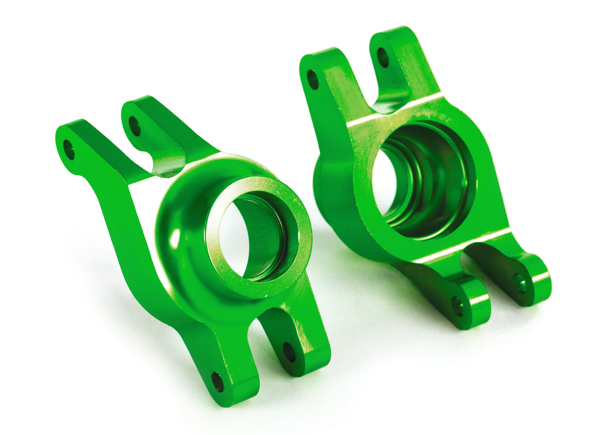 Traxxas 8952G — Traxxas 8952G Green Aluminum Stub Axle Carriers (L&R)