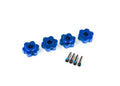 Traxxas 8956X — Traxxas 8956X 17 mm Blue Aluminum Hex Wheel Hubs (2)