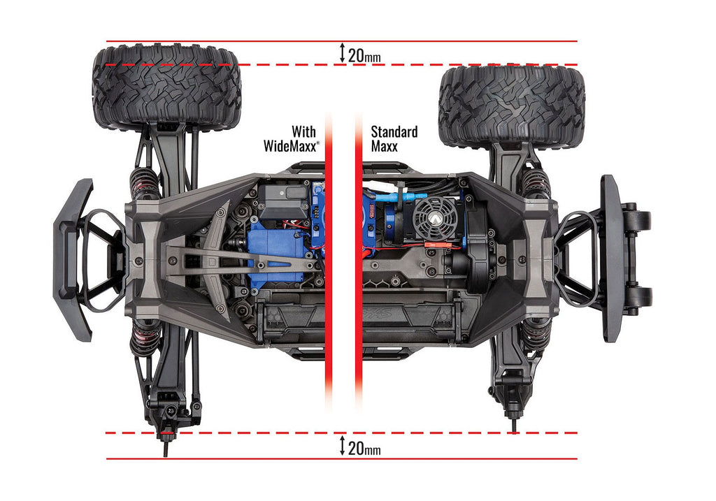 Traxxas 8995T — Traxxas 8995T Orange WideMaxx Suspension Kit