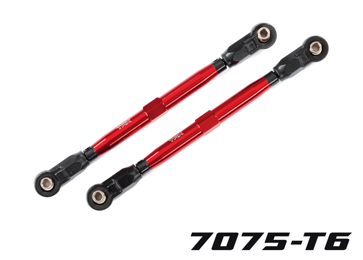 Traxxas 8997R — Traxxas 8997R Tubes 109 mm WideMaxx Red Aluminum Toe Links (2)