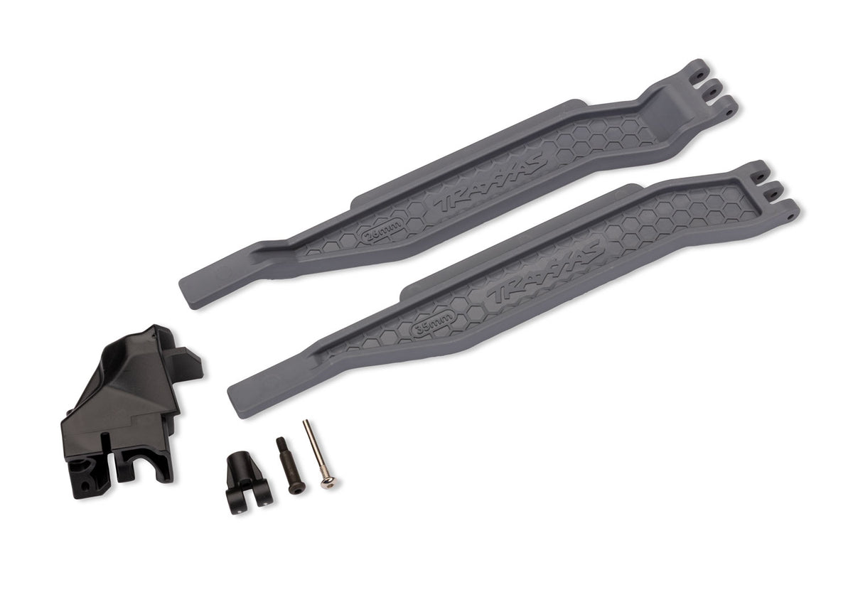 Traxxas 9026-SLGRY — Traxxas 9026-SLGRY Slate-Gray Battery Hold-Downs with Hardware (2)