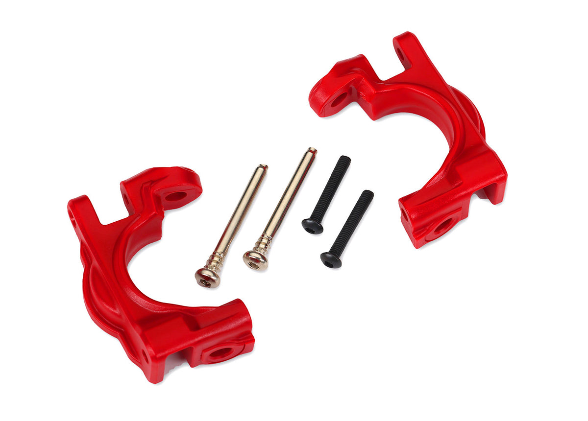 Traxxas 9032R — Traxxas 9032R Red Extreme Heavy-Duty Caster Blocks (2)