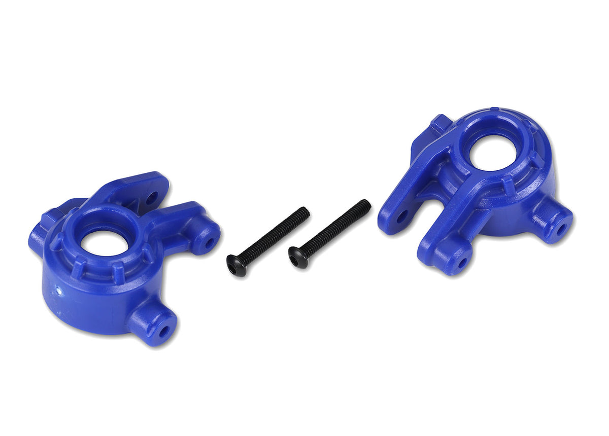 Traxxas 9037X — Traxxas 9037X Blue Extreme Heavy-Duty Steering Blocks (2)