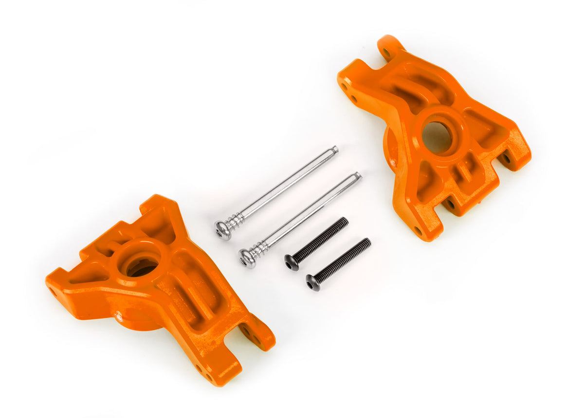 Traxxas 9050T — Traxxas 9050T Orange Extreme HD Stub Axle Carriers & Hardware (L&R)