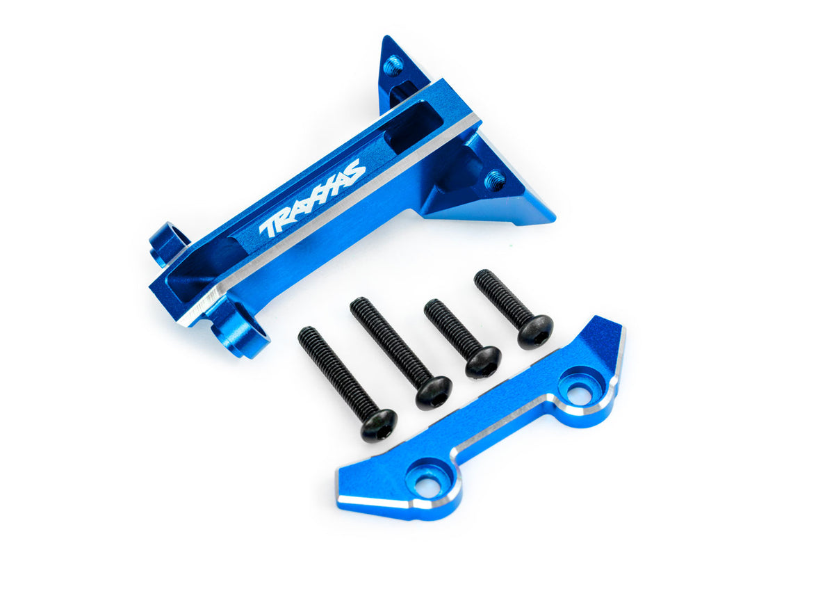 Traxxas 9061-BLUE — Traxxas 9061-BLUE Blue Aluminum Front Shock Tower Brace