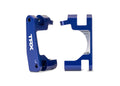 Traxxas 9063-BLUE — Traxxas 9063-BLUE Blue Aluminum Caster Blocks (L&R)