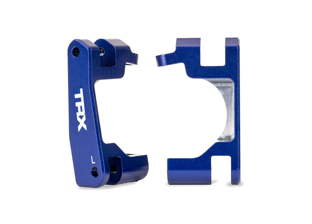 Traxxas 9063-BLUE — Traxxas 9063-BLUE Blue Aluminum Caster Blocks (L&R)