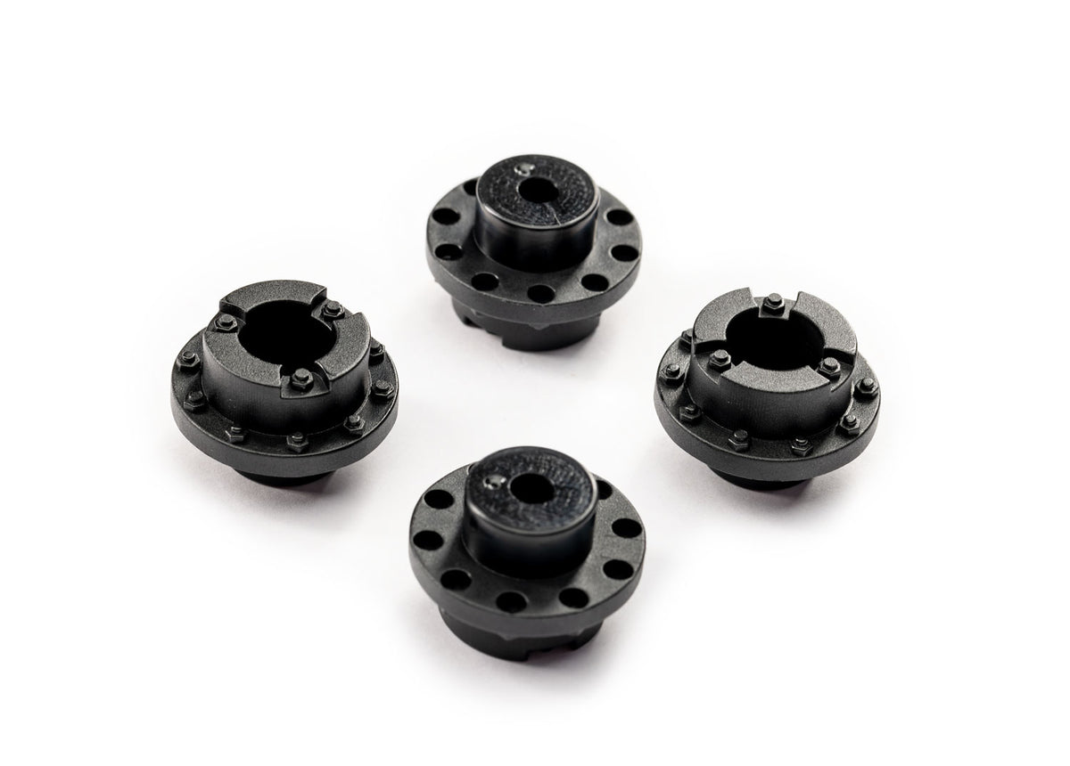 Traxxas 9075 — Traxxas 9075 Black Monster Truck Wheel Hub Covers (4)