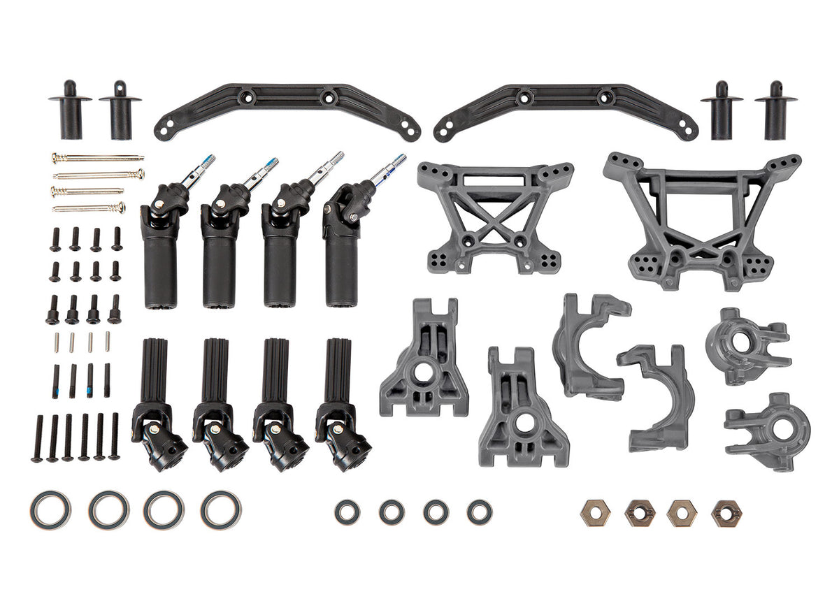 Traxxas 9080-GRAY — Traxxas 9080-GRAY Gray Extreme Heavy-Duty Upgrade Kit