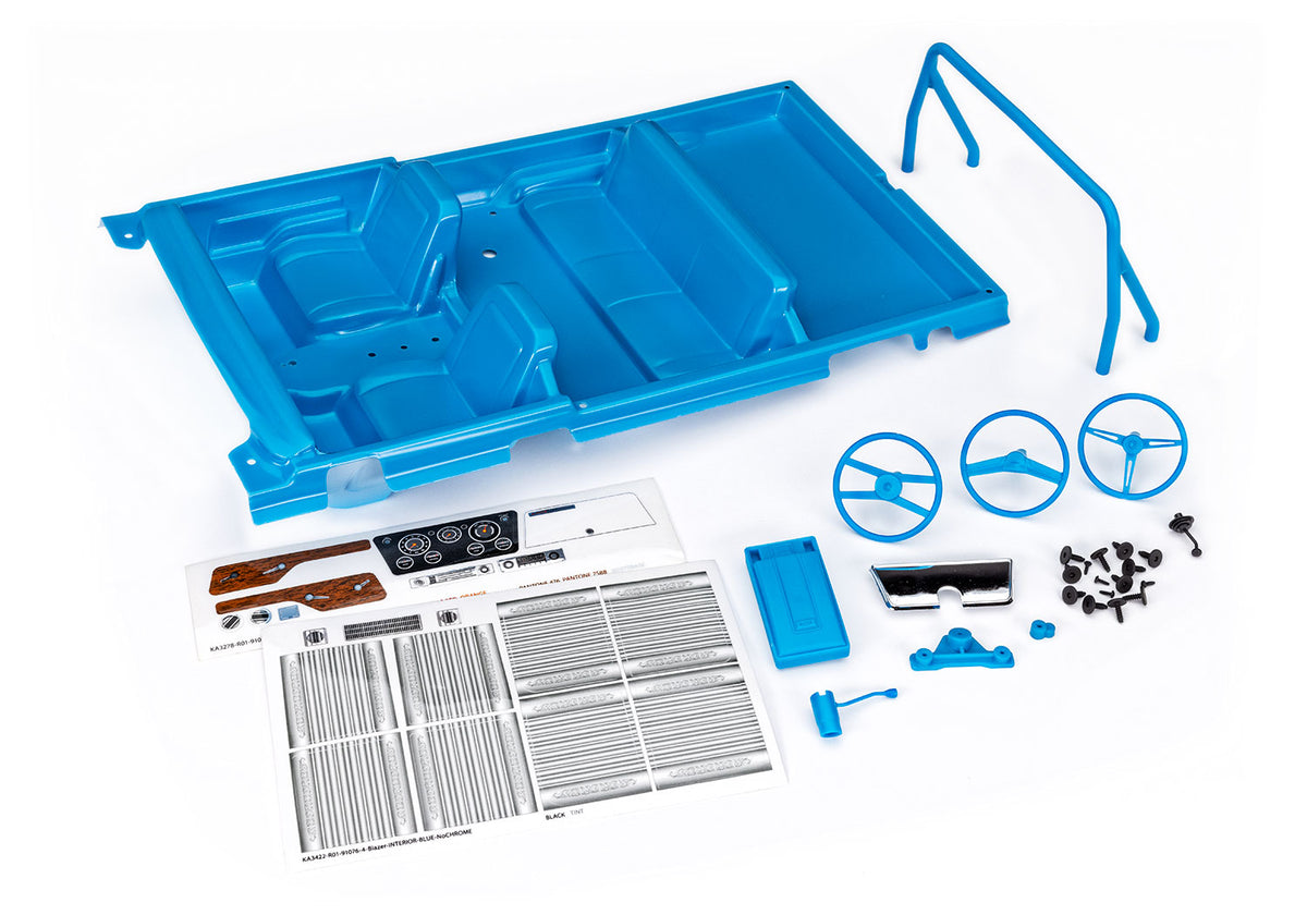 Traxxas 9114-BLUE — Traxxas 9114-BLUE TRX-4 Chevrolet Blazer Blue Interior