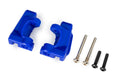 Traxxas 9136-BLUE — Traxxas 9136-BLUE Blue Extreme Heavy-Duty Caster Blocks (L&R)