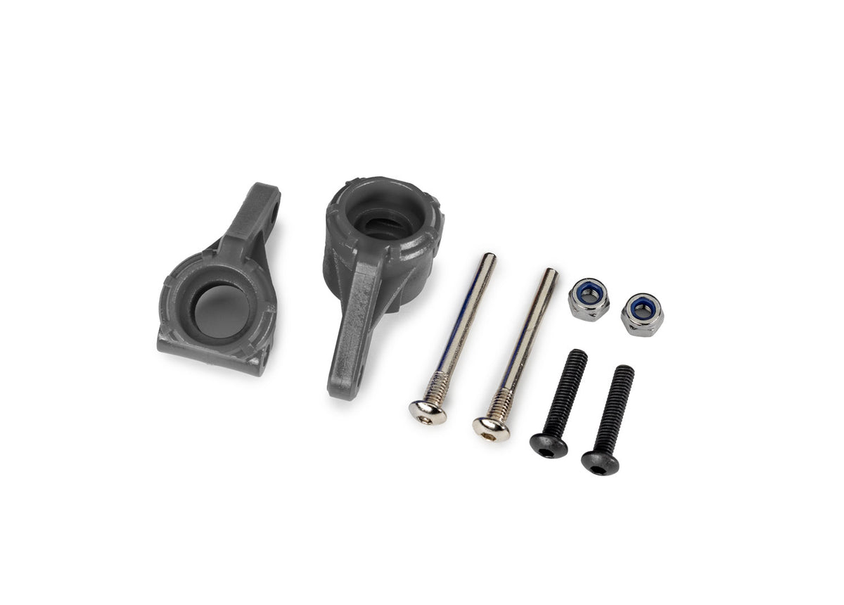 Traxxas 9137-GRAY — Traxxas 9137-GRAY Gray Extreme Heavy-Duty Steering Blocks (L&R)