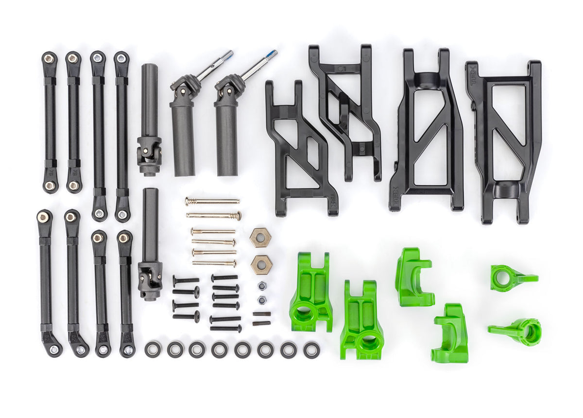 Traxxas 9180-GRN — Traxxas 9180-GRN Green Extreme HD Driveline and Suspension Upgrade Kit